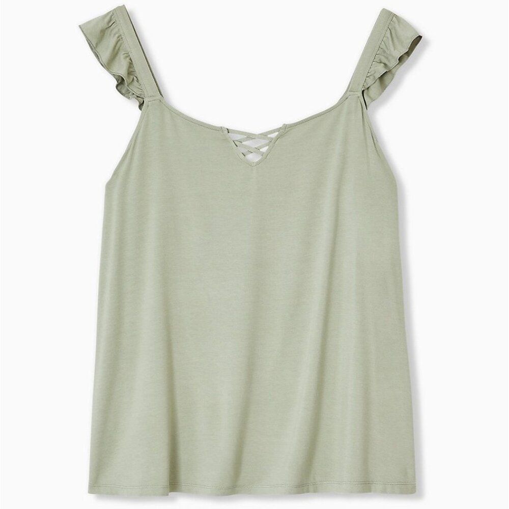 Torrid Ruffle Tank - Picture 1 of 6